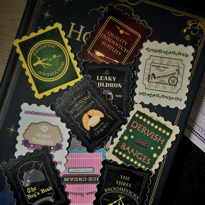 【现货】巫师网红店铺以及热门魁地奇球队 邮票形贴纸 同人周边,淘宝优惠券,粉丝福利购,淘宝优惠卷
