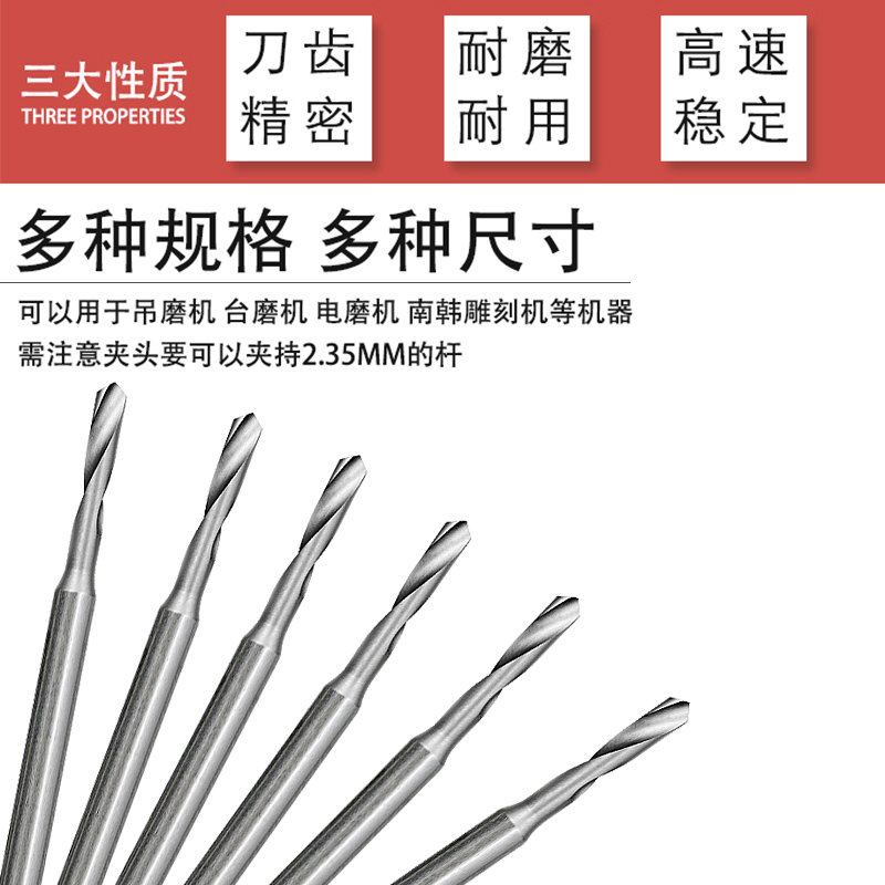 原装进口针钻蓝盒F203锣咀钻眼麻花钻头打孔钻小型打洞钻头钻孔针 - 图0