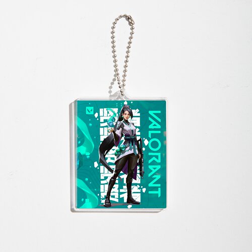 无畏契约暮蝶婕提英雄亚克力挂件瓦罗兰特周边双片钥匙扣VALORANT - 图3