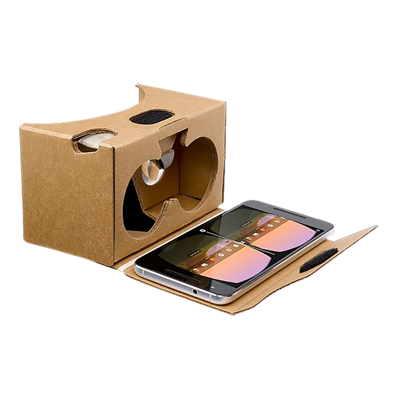 谷歌vr眼镜3d虚拟现实google cardboard手机纸盒cardboard2代盒子-图3