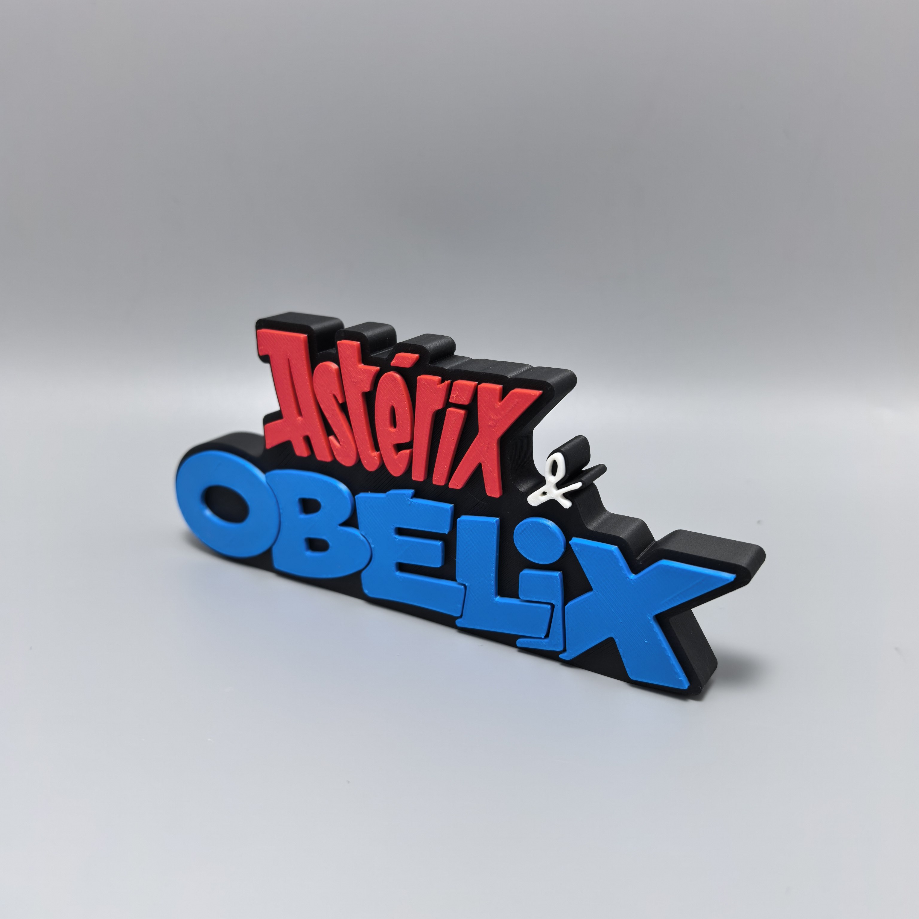 高卢英雄标志立牌动漫周边招牌3D打印创意字体模型高颜值装饰摆件,淘宝优惠券,粉丝福利购,淘宝优惠卷