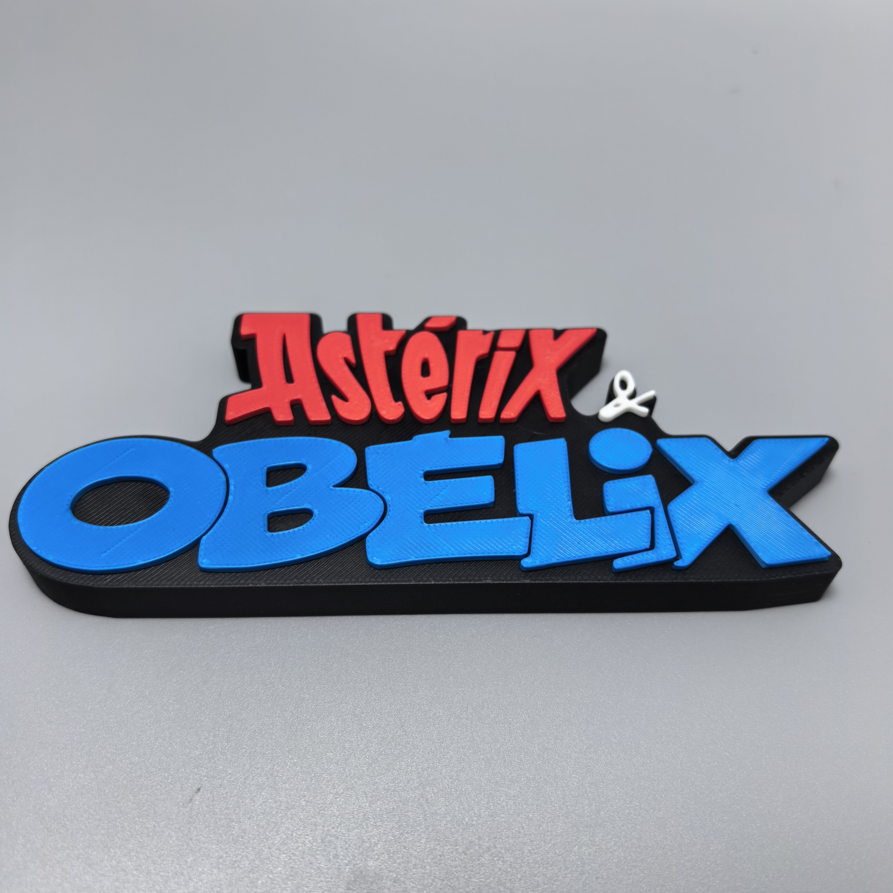 高卢英雄标志立牌动漫周边招牌3D打印创意字体模型高颜值装饰摆件,淘宝优惠券,粉丝福利购,淘宝优惠卷