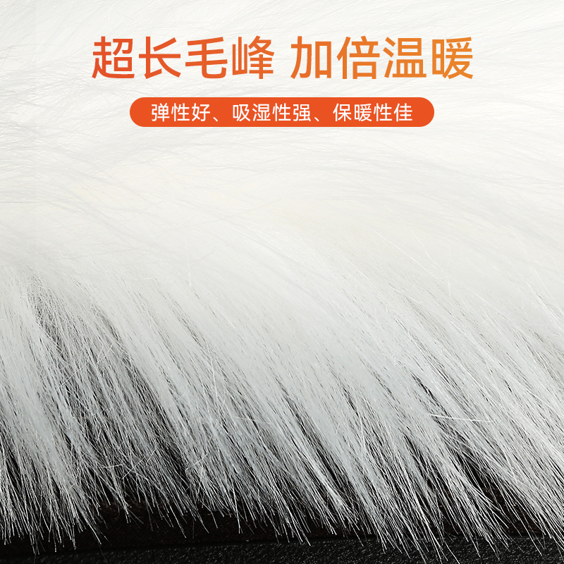 舞悦汽车用品专营店汽车坐垫冬季羊毛绒单片单个屁屁座垫三件套秋冬保暖腰靠长毛ins2