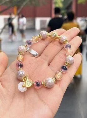 【北京雍款】粉色半塘糖心手串