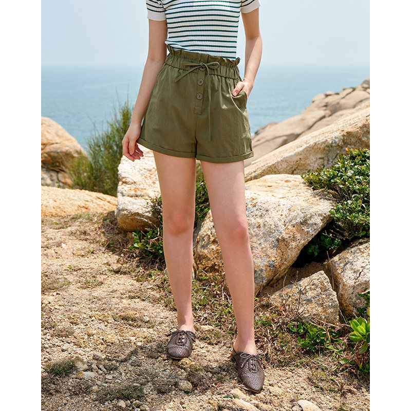 ief /爱依服2020春夏新款韩版系带 爱依服休闲裤