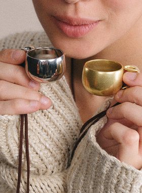 Picnique Foodie 今晚喝一杯长项链时尚小众百搭叠戴毛衣链女
