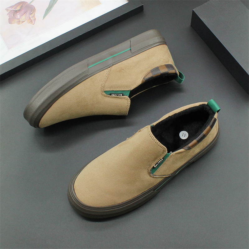 冬季棉鞋2024新款加绒二棉男鞋低帮保暖布鞋厚底不系带休闲鞋男款,淘宝优惠券,粉丝福利购,淘宝优惠卷