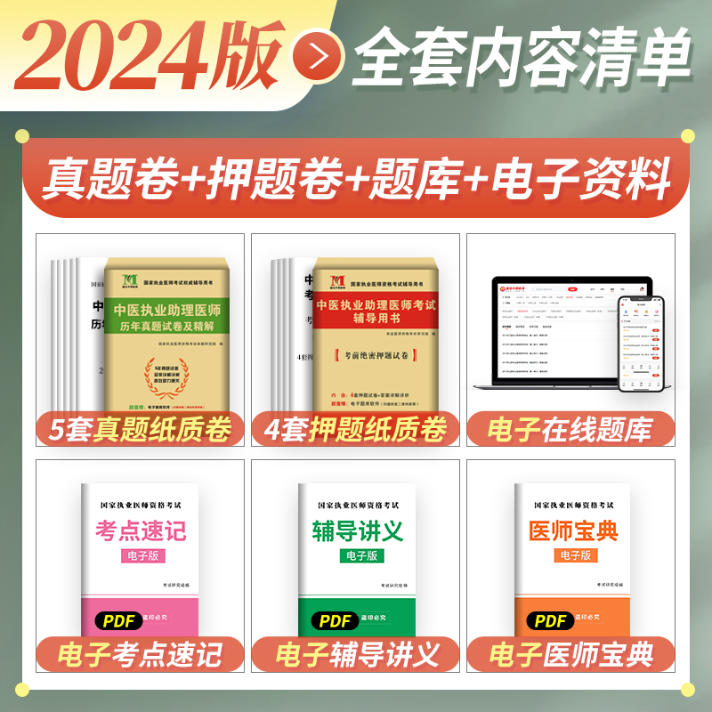 2024年中医执业助理医师历年真题库试卷模拟卷试题全套金英杰昭昭医考国家职业资格证师执医考试用书教材书习题集实践技能笔试2023