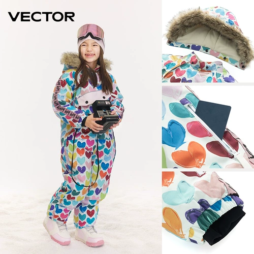 Детский лыжный утепленный дорожный лыжный костюм для мальчиков, сноубординг