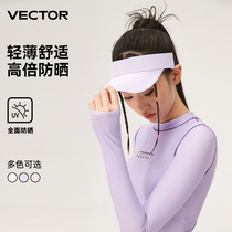 VECTOR23 new shading hat large hat peak sun hat summer sun protection air top hat anti-UV outdoor outfit