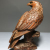 Antiques and miscellaneous collections, old wood carved eagle ornaments, solid wood carved birds, animals, home decorations, craft gifts