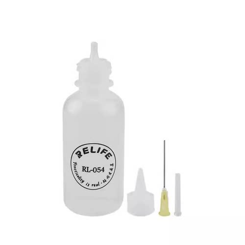 清洁液 洗板水瓶子 玻璃酒精瓶 按压式塑料酒精瓶 管子带盖100ml - 图3