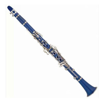 Color clarinet ABS Lancolour j black tube white black tube blue yellow clarinet drop b tone color black