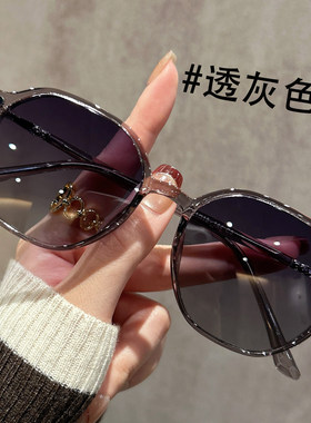 茶色墨镜女款小脸偏光防紫外线高级感太阳镜2026新款方圆脸眼镜