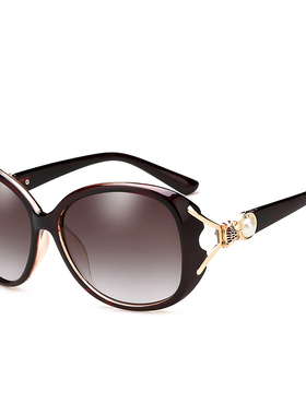 墨镜女2024年新款潮圆脸偏光太阳镜女防紫外线司机专用开车眼镜