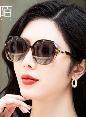 2025新款太阳眼镜女高级感狐狸头大框显脸小开车偏光墨镜防紫外线