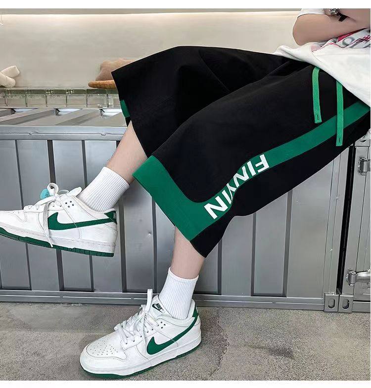 300斤阔腿裤男七分裤胖子加肥大码宽松学生百搭夏季短裤港风ins潮,淘宝优惠券,粉丝福利购,淘宝优惠卷