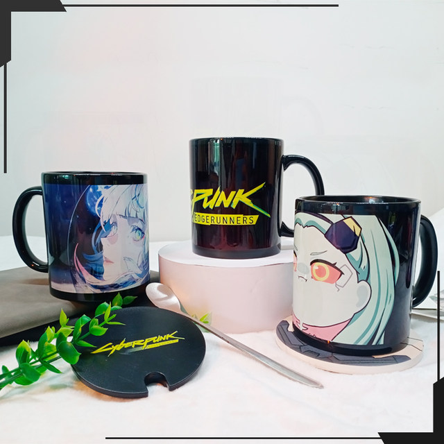 Cyberpunk Adam Heavy Hammer Cup Rebecca Coaster