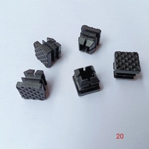 19 * 19 thickened square stopper square stopper pipe choke plug stainless steel closure chair stool foot sleeve cushion foot rattan chair shelf foot cushion