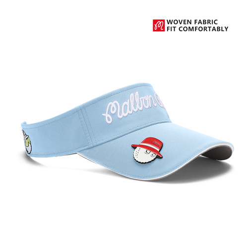 高尔夫球帽男女款空顶帽子防紫外线遮脸运动户外太阳帽遮阳网球帽 - 图3