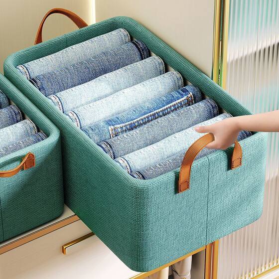 Steel frame clothes storage box underwear storage artifact