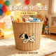 Large-capacity cute puppy plastic handmade dirty clothes basket household dirty clothes storage basket ins style bathroom and bedroom use