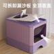 Cat litter box with large size fully enclosed drawer type