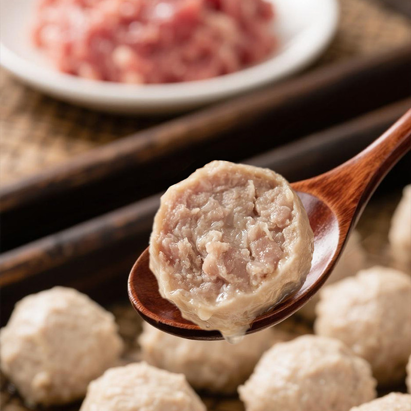 壹号土猪正宗潮汕猪肉丸手打纯猪肉火锅烧烤潮州特产汕头猪筋丸子,淘宝优惠券,粉丝福利购,淘宝优惠卷