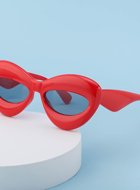 搞怪趣味充气感眼镜大框墨镜男女