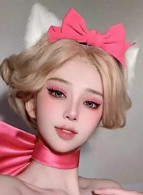 汤姆猫紫色大蝴蝶结cos梦中情猫