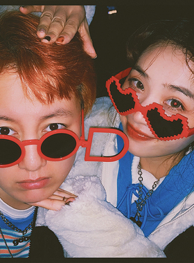 搞怪生日眼镜搞笑沙雕墨镜太阳镜