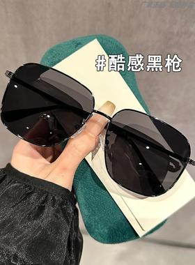 大框男士墨镜2025新款偏光开车太阳镜高级感防紫外线茶色眼镜潮流