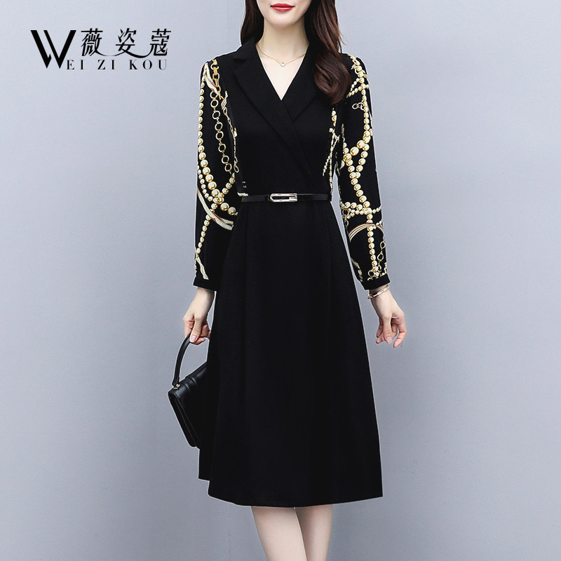 秋款女秋装2020年新款气质连衣裙 薇姿蔻连衣裙