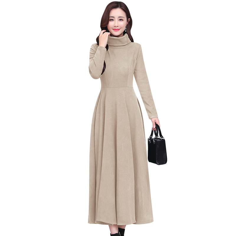 秋冬裙女连衣裙2021年新款气质 薇姿蔻连衣裙