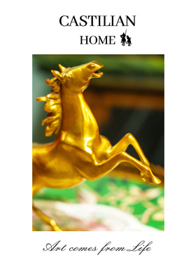 高档黄铜摆件马到成功摆件送礼