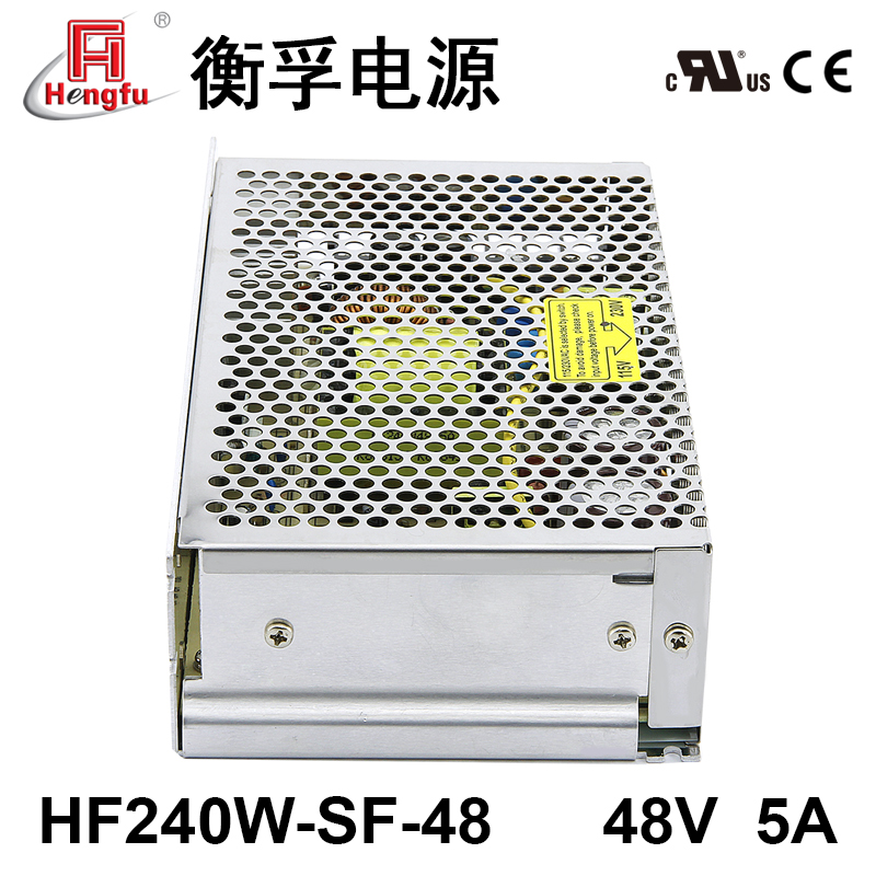 HF240W-SF-48衡孚电源110V/220VAC转DC48V5A单路输出直流开关电源-图2