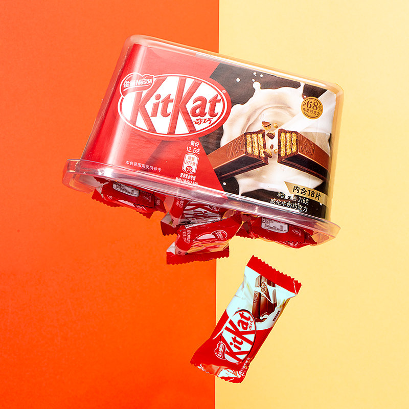 【韩宇同款】kitkat雀巢黑巧克力糖果 kitkat雀巢奇巧黑巧克力