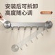 Rear hook for suction cup door without punching microwave oven cleaner