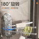 Suction cup wall-mounted storage rack multi-rod rotary storage rack