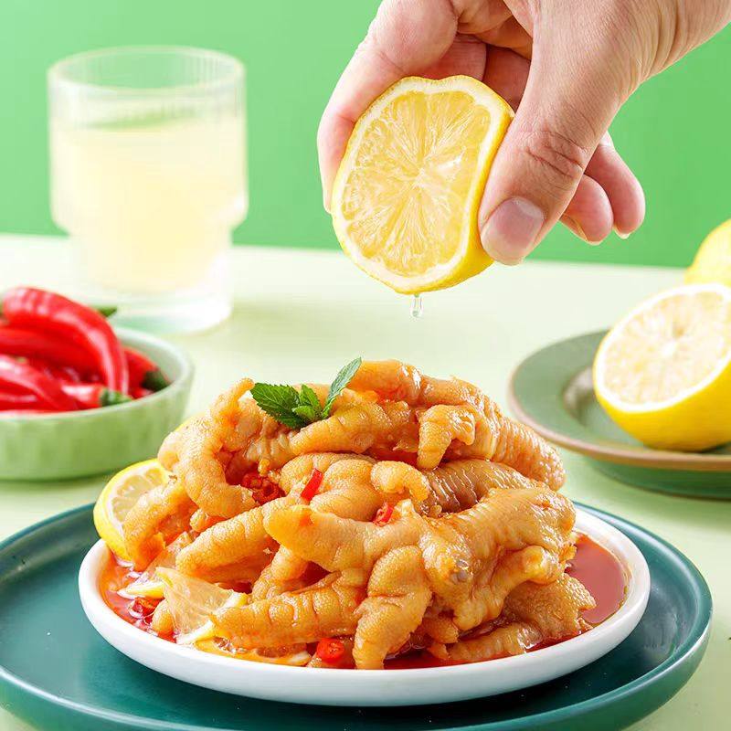 临期清仓 小胡鸭柠檬酸辣去骨凤爪鸡爪制品袋装零食180g开袋即食,淘宝优惠券,粉丝福利购,淘宝优惠卷