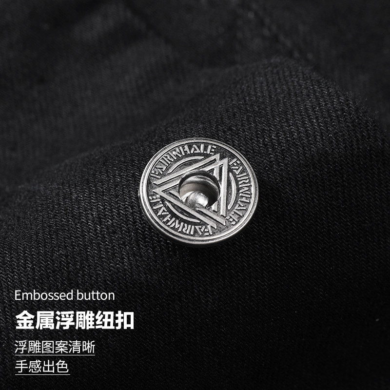 马克华菲刺绣牛仔男士2020秋季夹克 马克华菲康百夹克