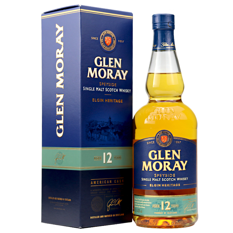 格兰莫雷12年单一麦芽威士Glen Moray 700ml正品洋酒 英国进口 - 图3