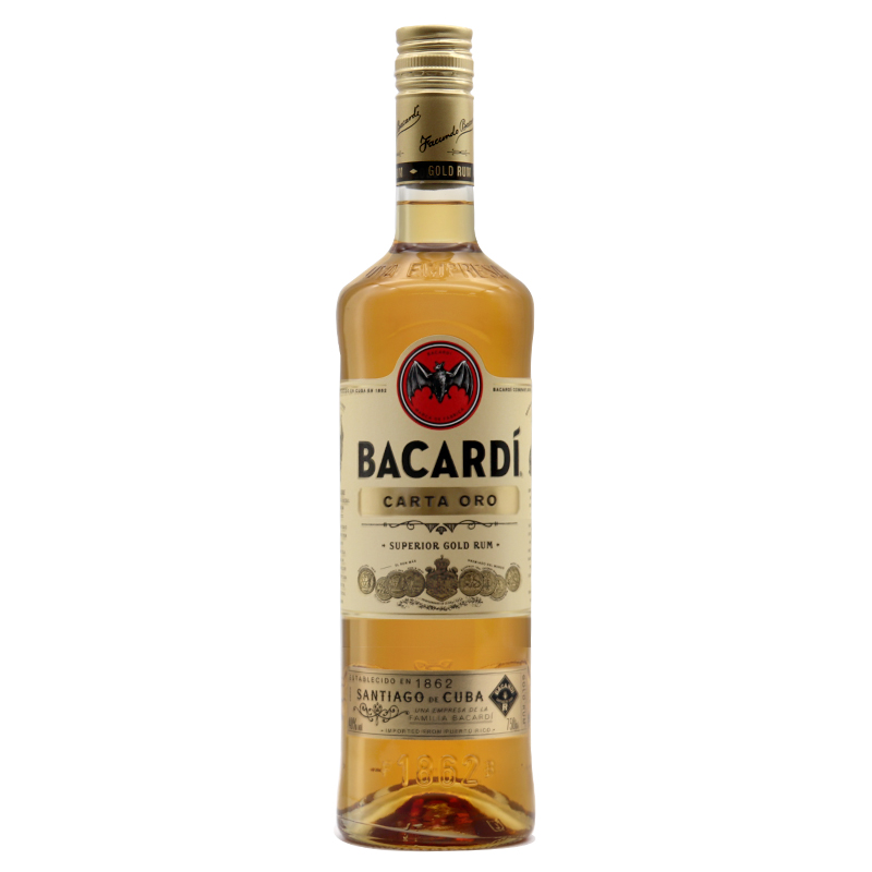 百加得金朗姆酒 BACARDI RUM 烘培调酒莫吉托基酒 750ML进口洋酒 - 图3