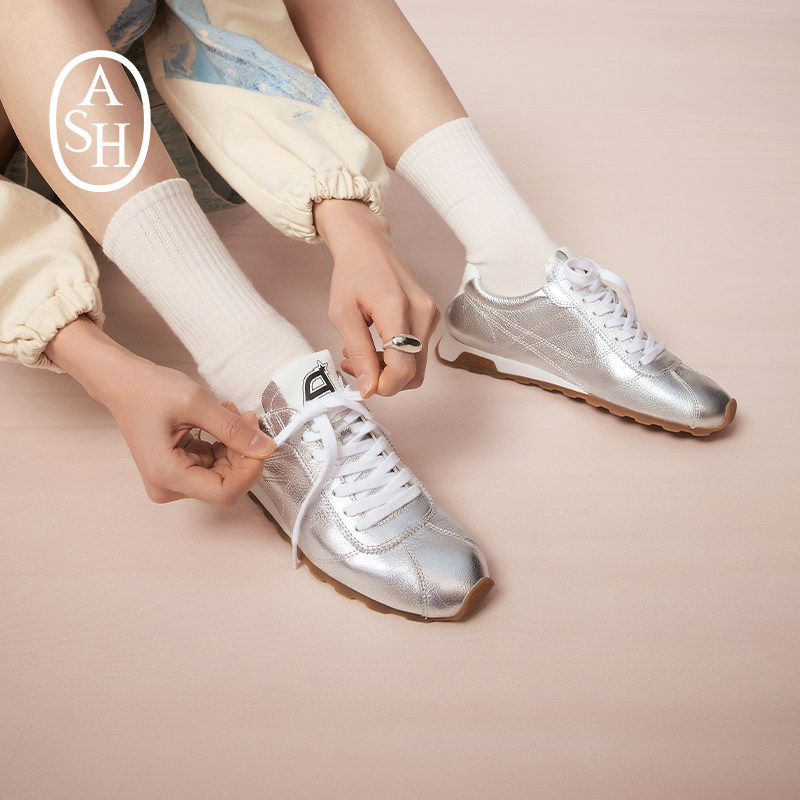 ASH男女同款2025秋季KILL BILL休闲鞋平底单鞋复古德训薄底鞋,淘宝优惠券,粉丝福利购,淘宝优惠卷