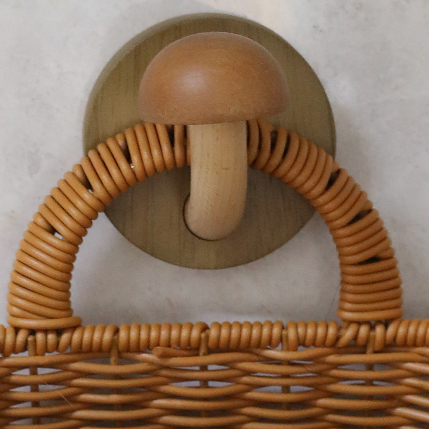 厨房壁挂式葱姜蒜收纳篮仿藤编浴室卫生间挂篮免打孔挂墙置物物,淘宝优惠券,粉丝福利购,淘宝优惠卷