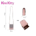 Kiss Kitty Messenger Túi điện thoại di động Thay đổi túi Mùa thu Mới Thời trang đơn giản Tương phản Messenger Túi nhỏ Nữ - Túi điện thoại Túi điện thoại