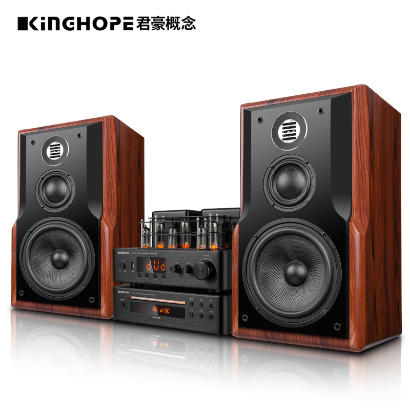 KINGHOPE KH-508发烧胆机hifi音响DVDCD蓝牙组合音箱套装书架音响-图0