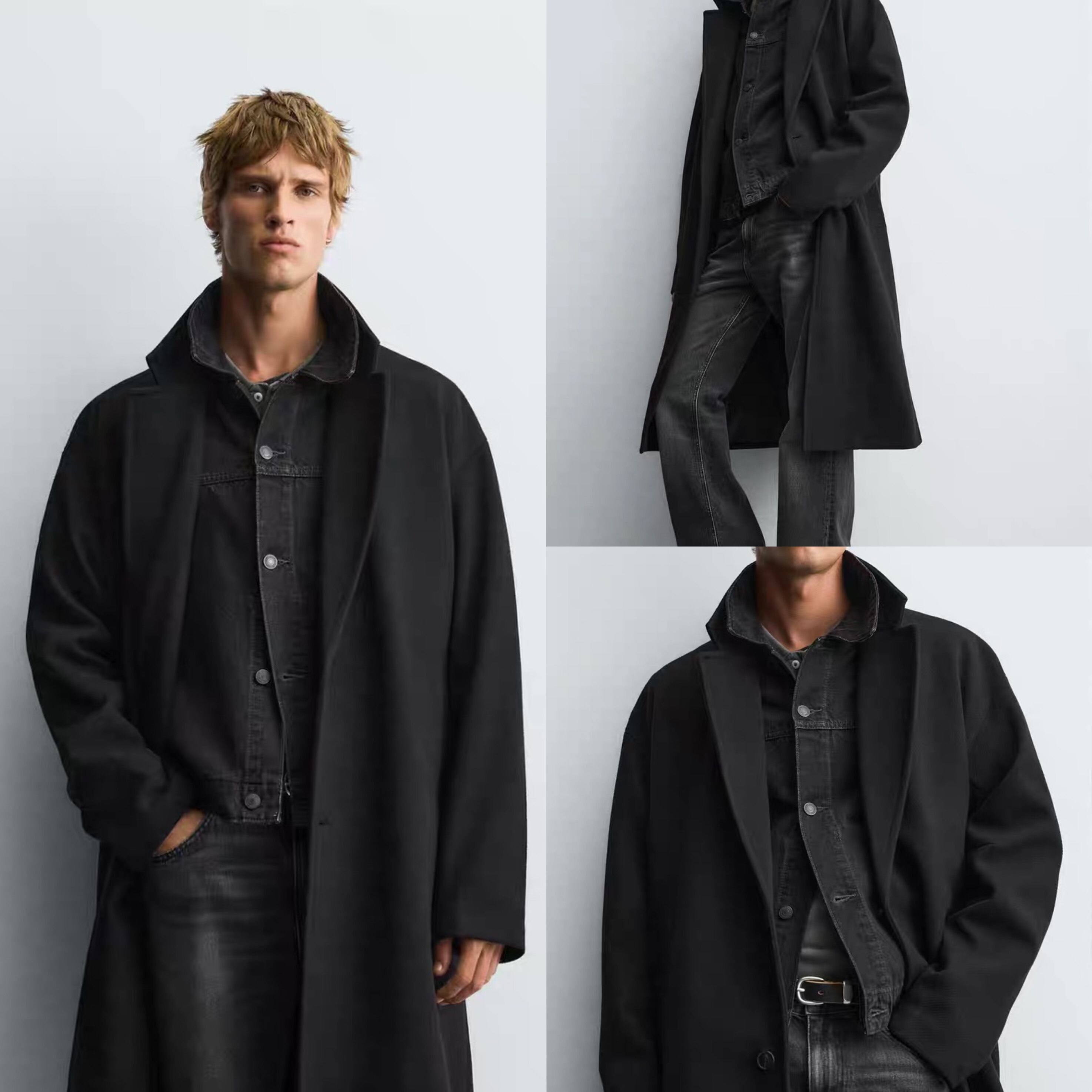 柜799！秋冬男装简约休闲宽松西装领中长款大衣厚外套5070400 800,淘宝优惠券,粉丝福利购,淘宝优惠卷