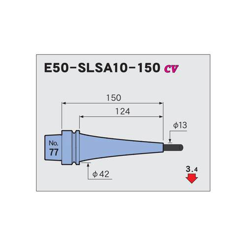 E50-SLRA4-150CV 6-150CV 10日本MST恩司迪热装刀柄现货需询价 - 图2