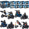 Le2026 high building block motorcycle educational assembly toy